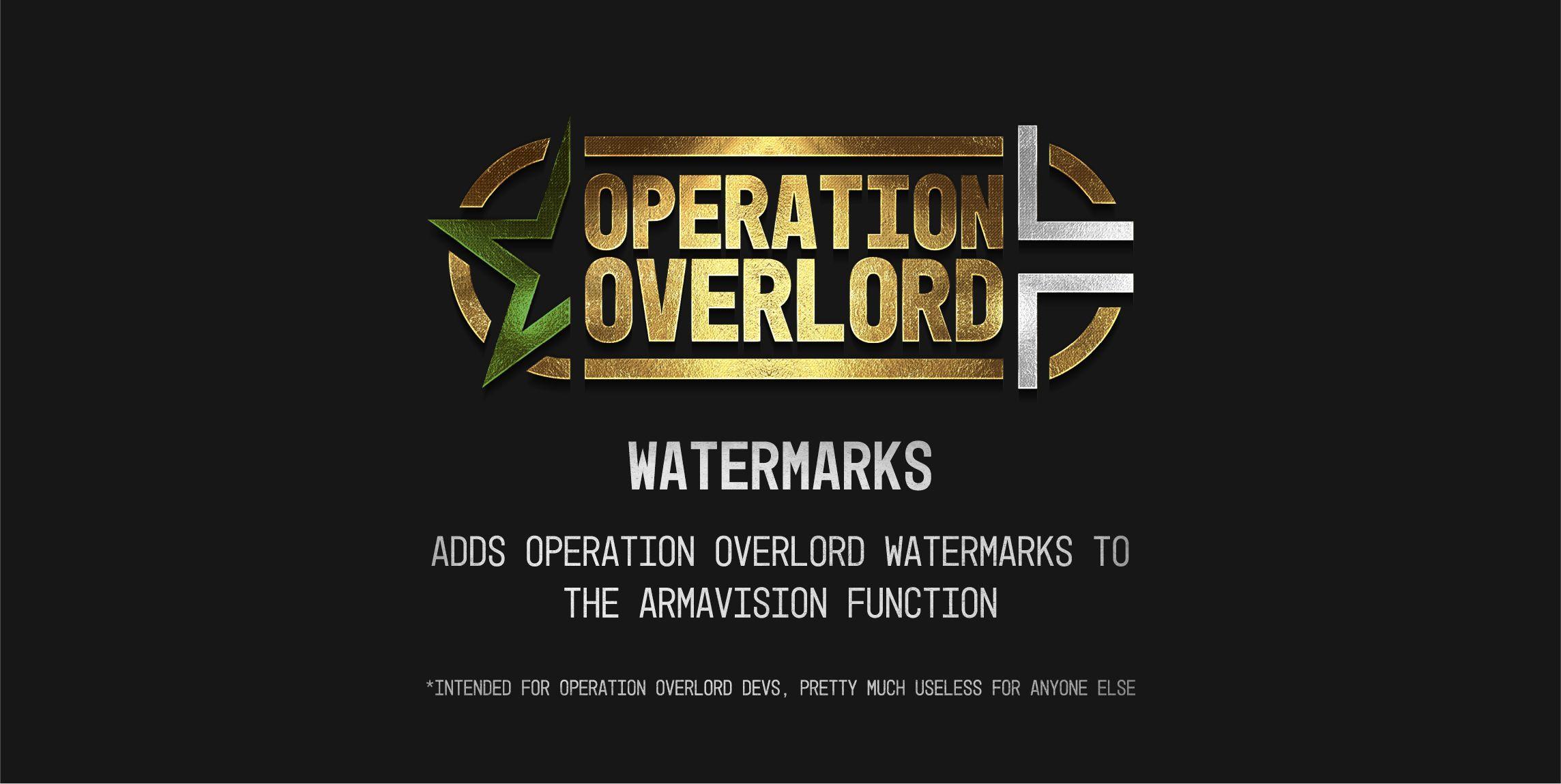 Operation Overlord Watermarks