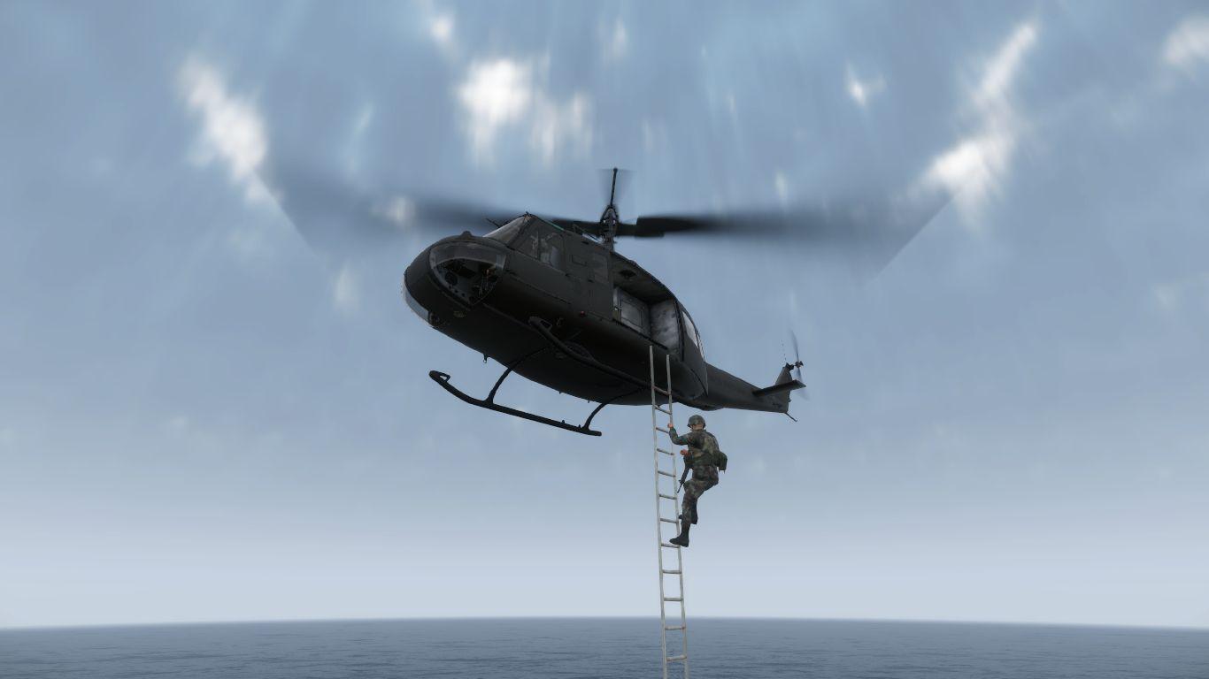 Helicopter Rappelling WIP