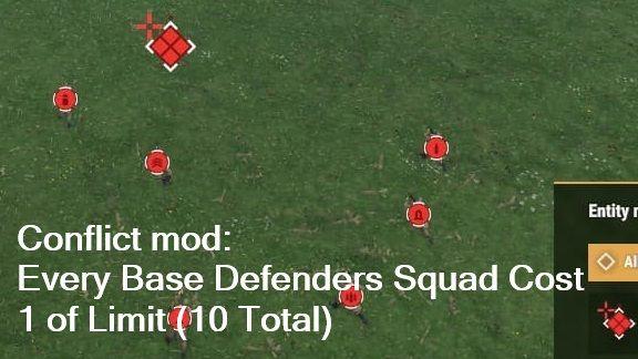 Conflict more AI defenders