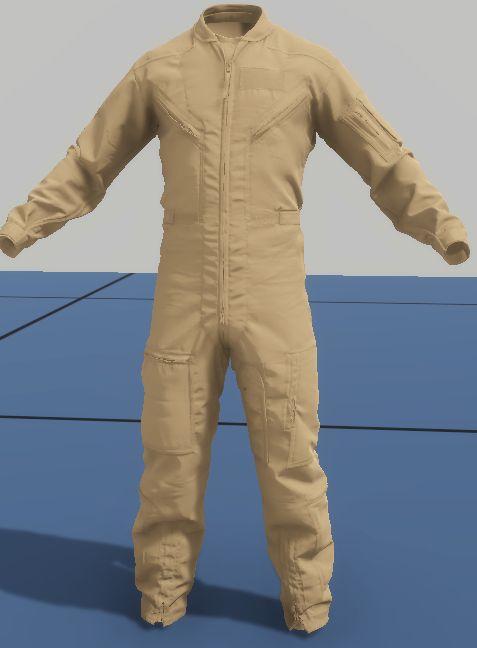 Tan Flight Suit