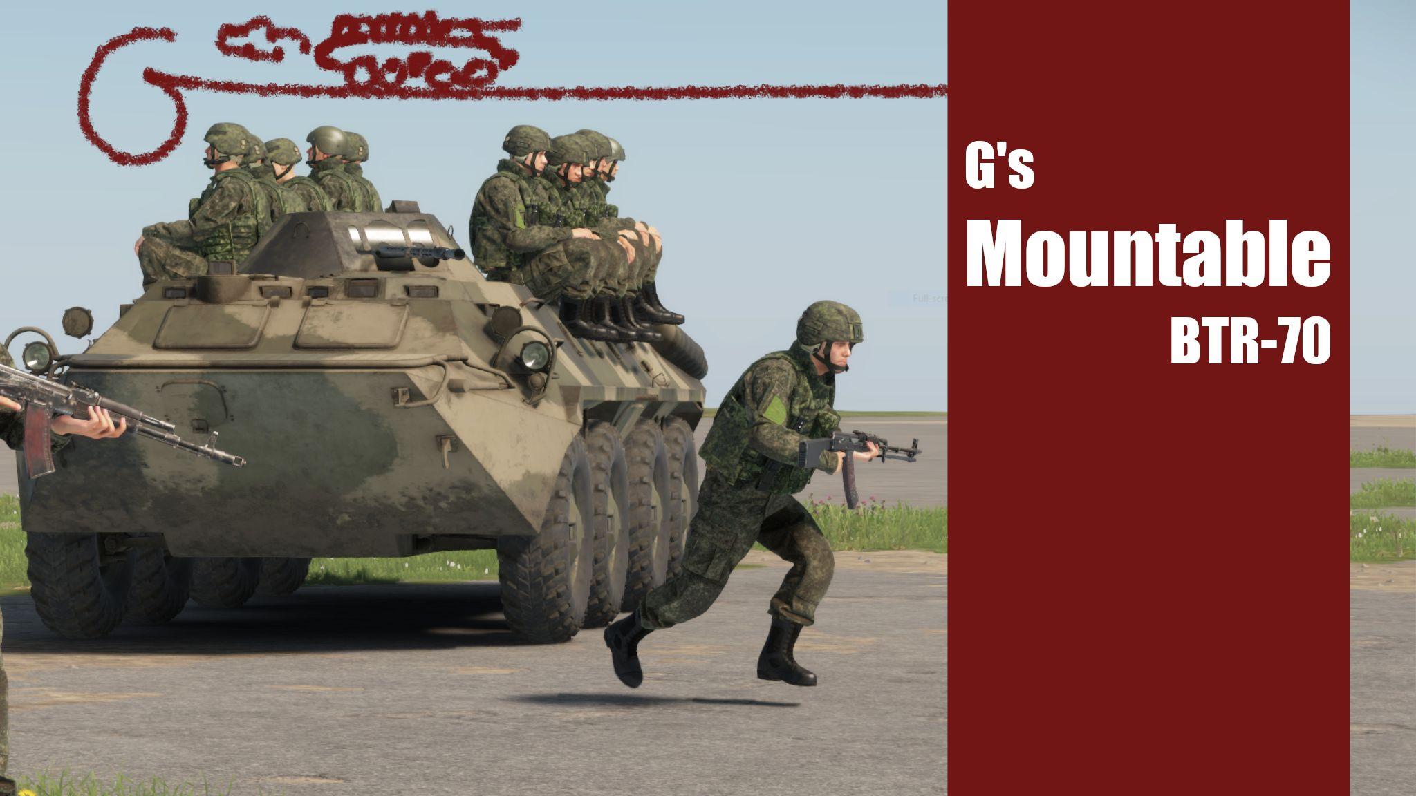 Gs Mountable BTR-70