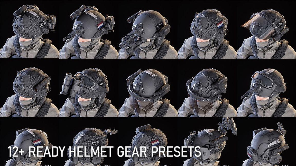 Modern Gear Helmets