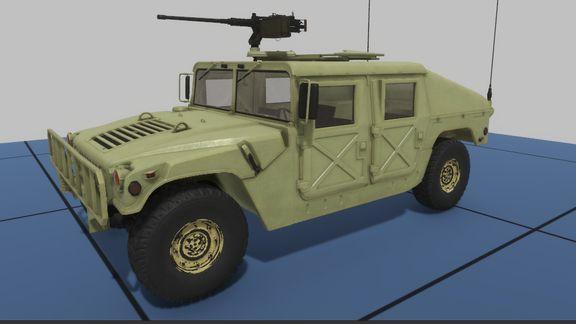 USMC Tan Humvee