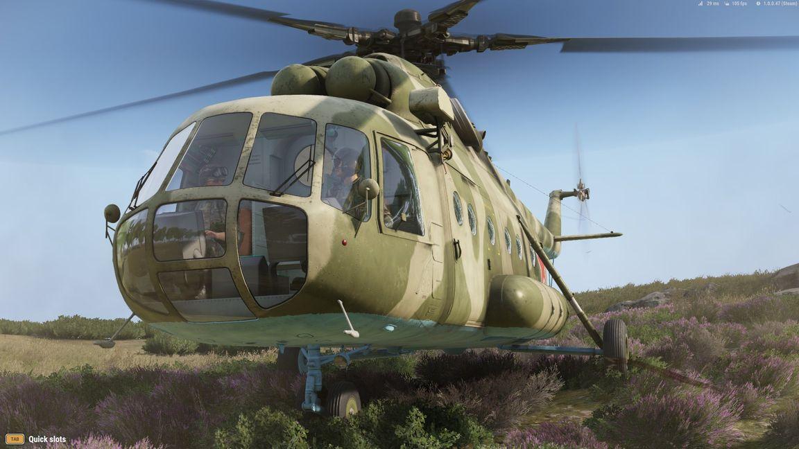 Realistic Mil Mi8MT Helicopter