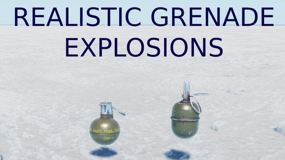 Realistic grenades