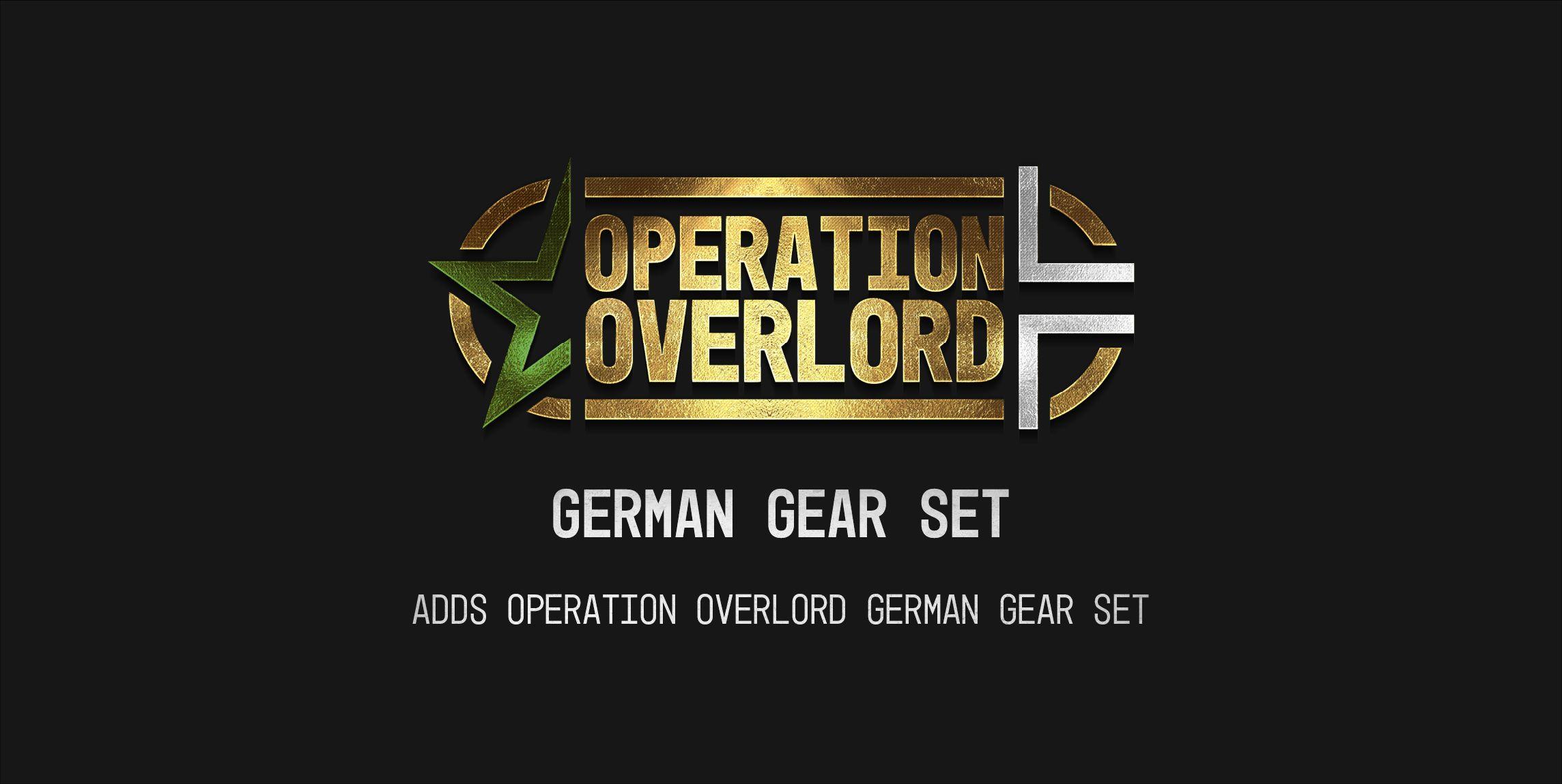 Operation Overlord German Gear