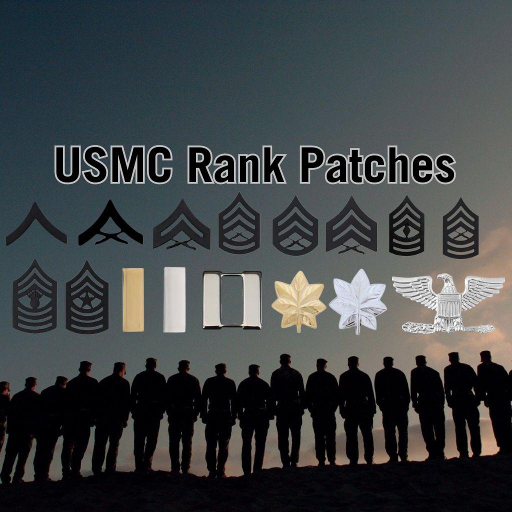 USMC Rank Patches by DG 4MMR